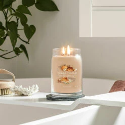 Yankee Candle Pumpkin Maple Creme Caramel Signature Large Jar Candle 9 Yankee Candle Pumpkin Maple Creme Caramel Signature Large Jar Candle -gifts shop yankee candle 1743370e pumpkin maple creme caramel signature large jar candle lifestyle 2