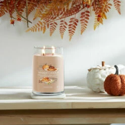 Yankee Candle Pumpkin Maple Creme Caramel Signature Large Jar Candle 10 Yankee Candle Pumpkin Maple Creme Caramel Signature Large Jar Candle -gifts shop yankee candle 1743370e pumpkin maple creme caramel signature large jar candle lifestyle 3