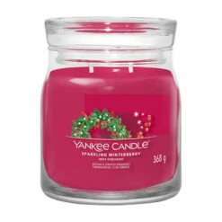 Yankee Candle Sparkling Winterberry Signature Medium Jar Candle