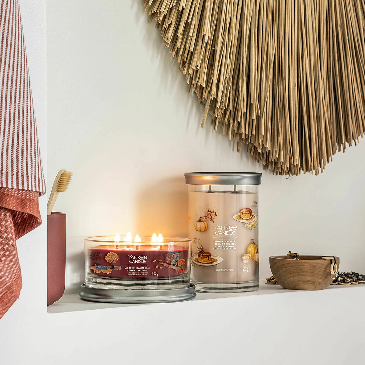 Yankee Candle Pumpkin Maple Creme Caramel Signature Large Tumbler Candle 4 Yankee Candle Pumpkin Maple Creme Caramel Signature Large Tumbler Candle - Image 4