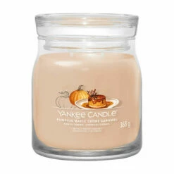Yankee Candle Pumpkin Maple Creme Caramel Signature Medium Jar Candle