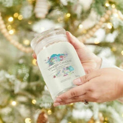 Yankee Candle Magical Bright Lights Signature Large Jar Candle -gifts shop yankee candle 1743383e magical bright lights signature large jar candle lifestyle 2