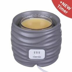 Yankee Candle Noah Grey Scenterpiece Easy MeltCup Warmer - With Timer -gifts shop yankee candle scenterpiece with timer noah grey 1521327 1