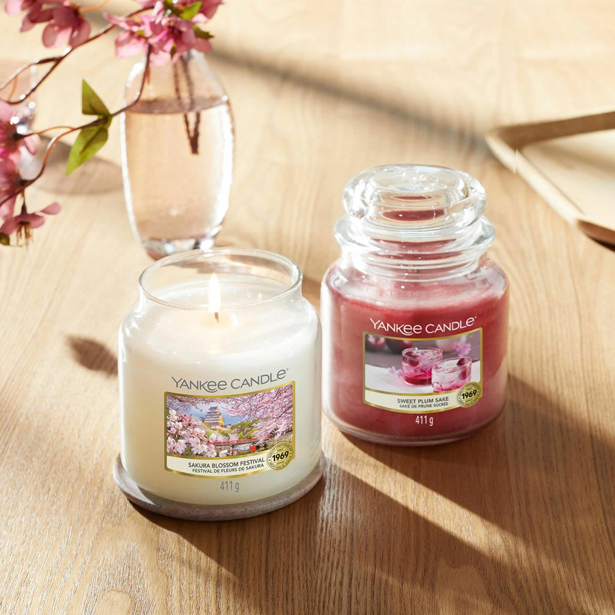 Yankee Candle Sakura Blossom Festival Medium Jar Candle 2 Yankee Candle Sakura Blossom Festival Medium Jar Candle - Image 2